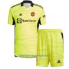 Conjunto (Camiseta+Pantalón Corto) Portero Manchester United Primera Equipación 2021/22 - Niño